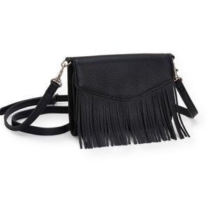 Aeropostale Fringe Tech Crossbody Bag